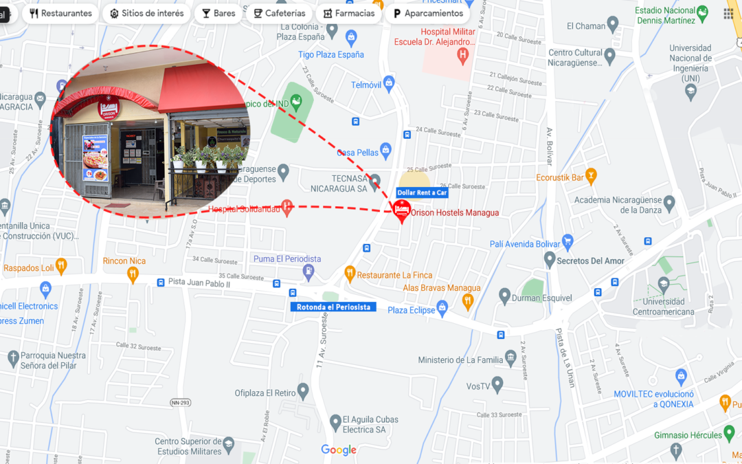 How to get to Orison Managua.